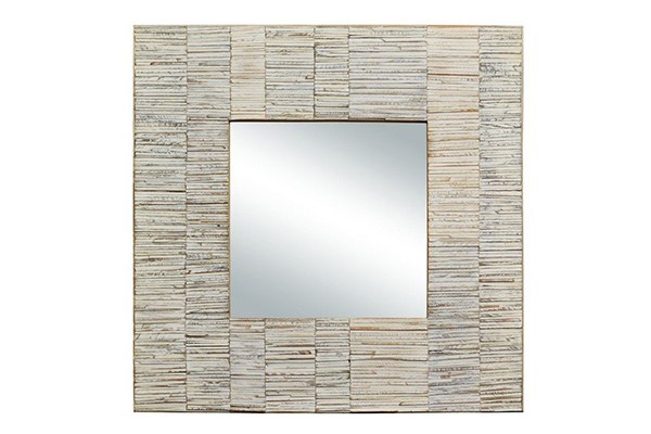 Sourcing and wholesaler bathroom mirrors Model Phobos in wood: Style Baliartfurniture