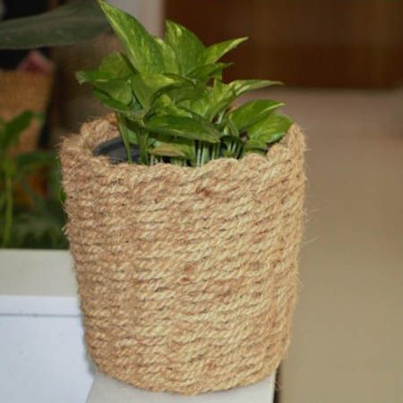 Natural fibber - korai grass pot: wholesaler Baliartfurniture
