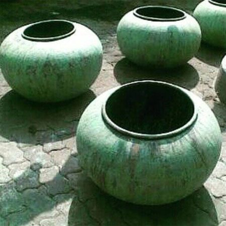 Garden pot in copper from Indonesia | Sourcing and wholesale Baliartfurniture